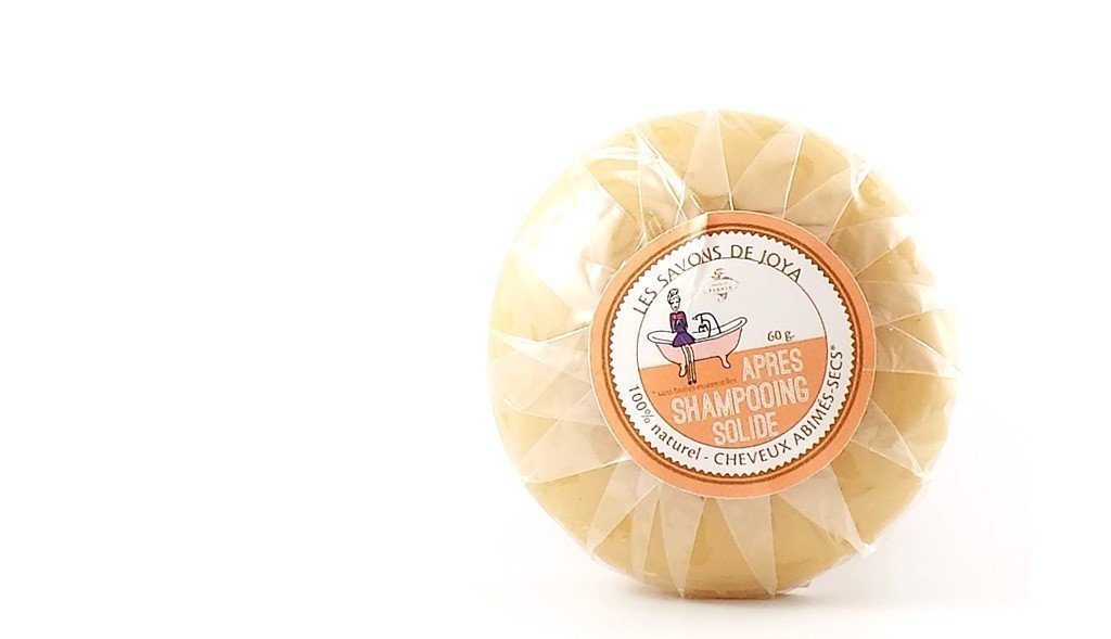 Après shampoing cheveux abimés secs sans huile essentielle Les savons de Joya 60g - Benedetti