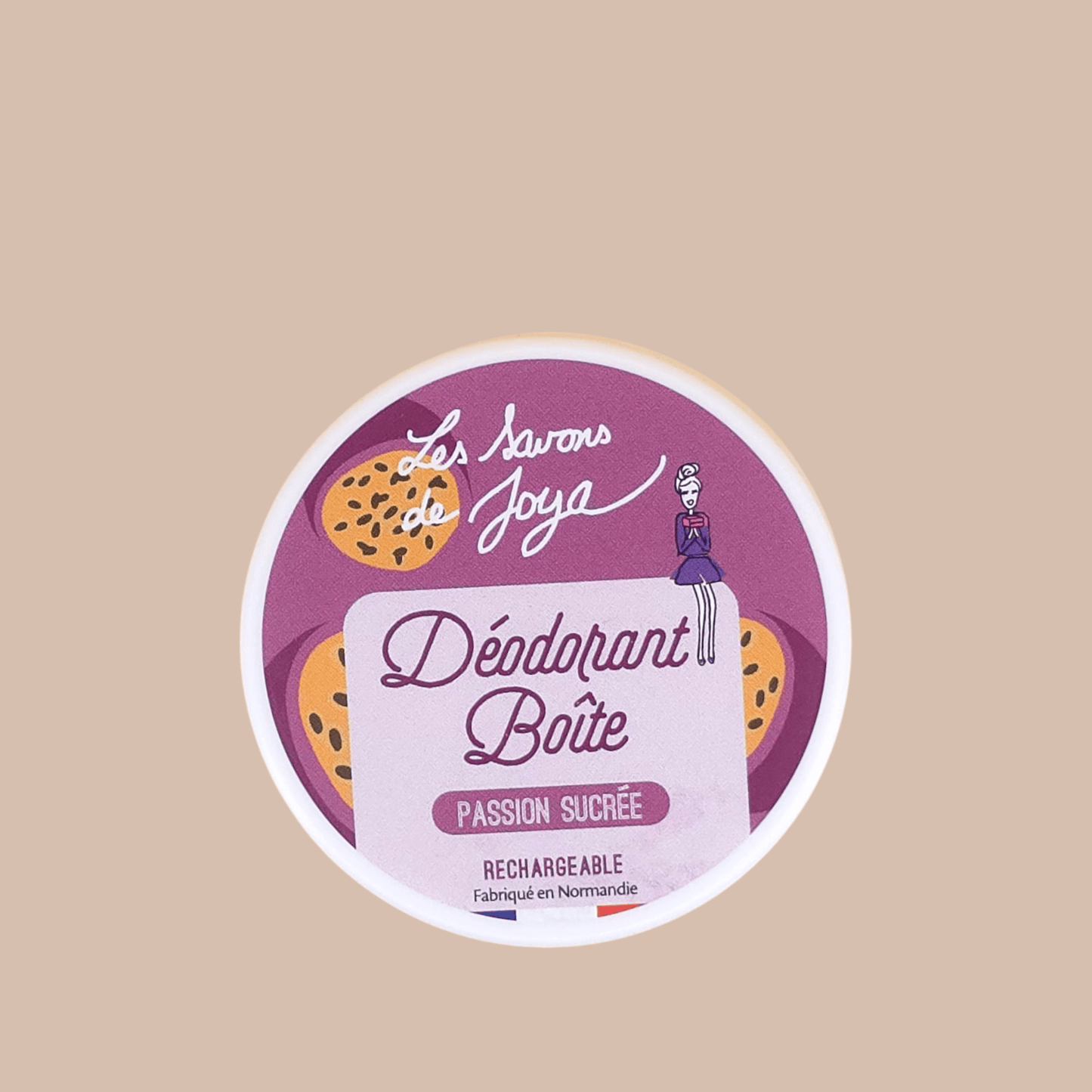 Déodorant en Boîte rechargeable Passion sucrée 65g Les savons de Joya - Benedetti