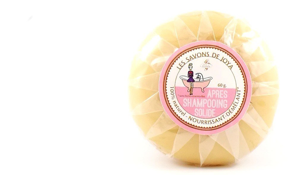 Après shampoing nourrissant demelant sans huile essentielle Les savons de Joya 60g - Benedetti