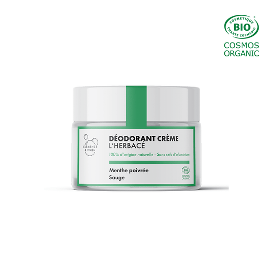 Baume déodorant aux huiles essentielles, l'herbacé Clémence et Vivien - Benedetti