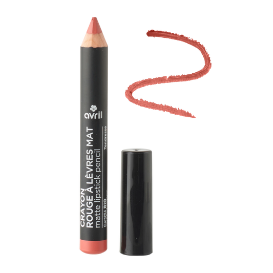 Crayon rouge à lèvres mat Tendresse bio Avril - Benedetti