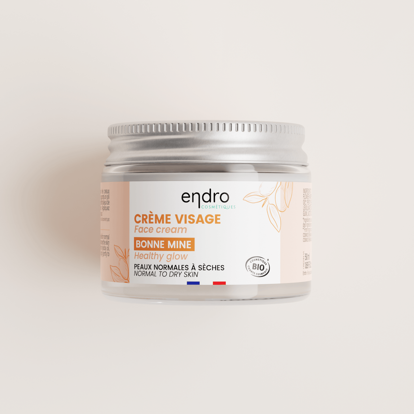 Crème visage bonne mine hydratante Endro 50ml - Benedetti