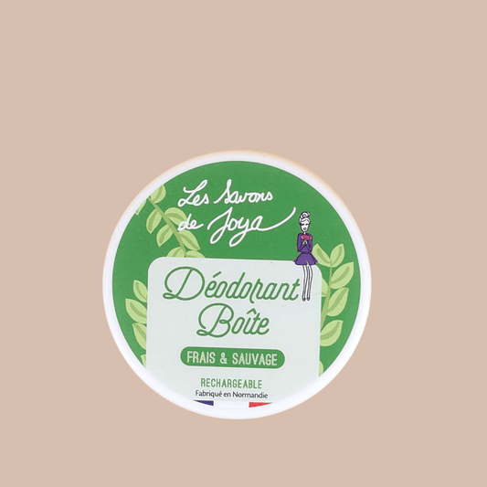 Déodorant en Boîte rechargeable Frais Sauvage 65g Les savons de Joya - Benedetti