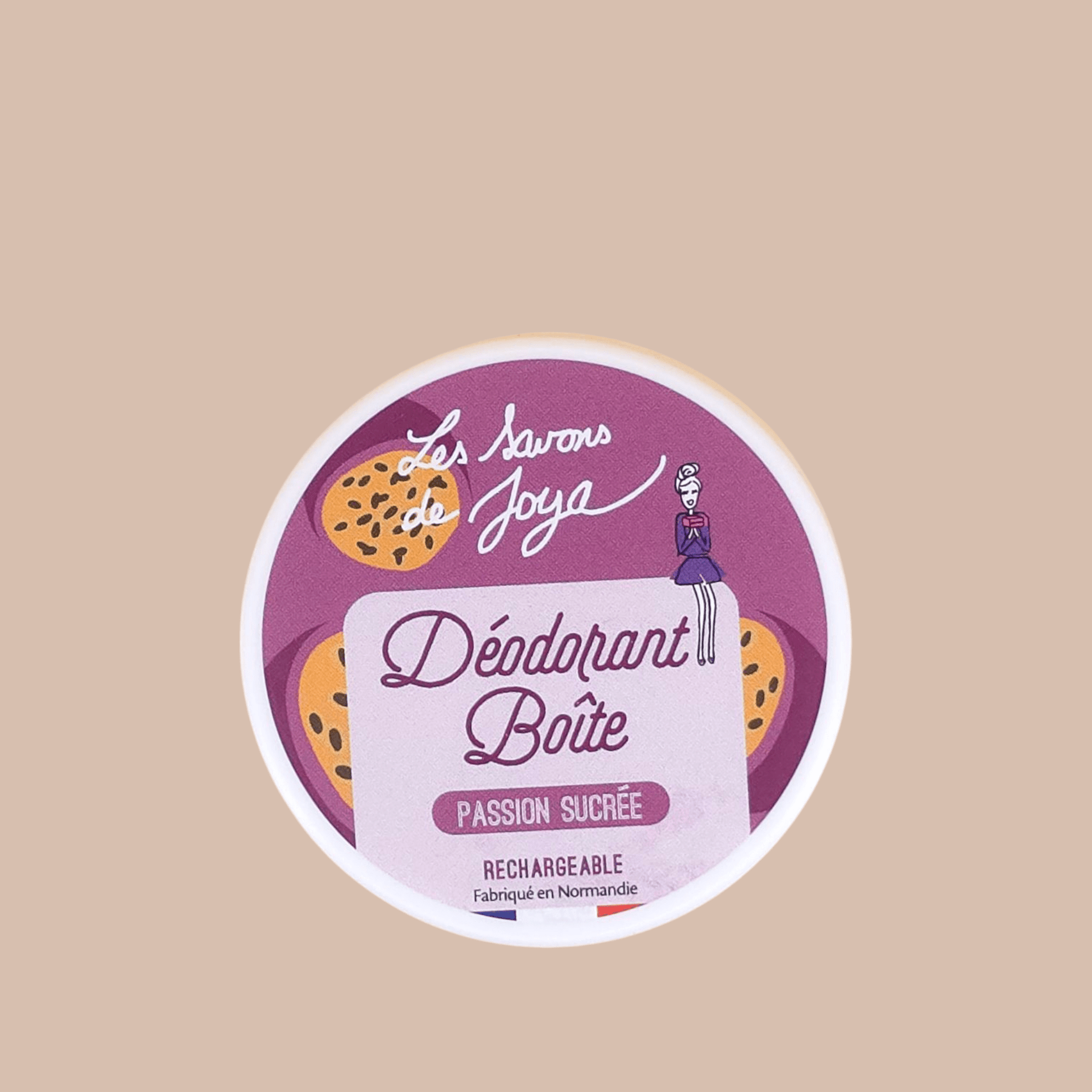 Déodorant en Boîte rechargeable Passion sucrée 65g Les savons de Joya - Benedetti