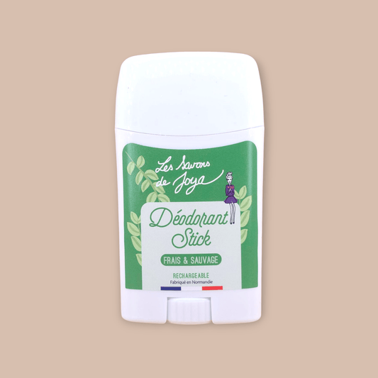 Déodorant en Stick rechargeable Frais Sauvage 65g Les savons de Joya - Benedetti