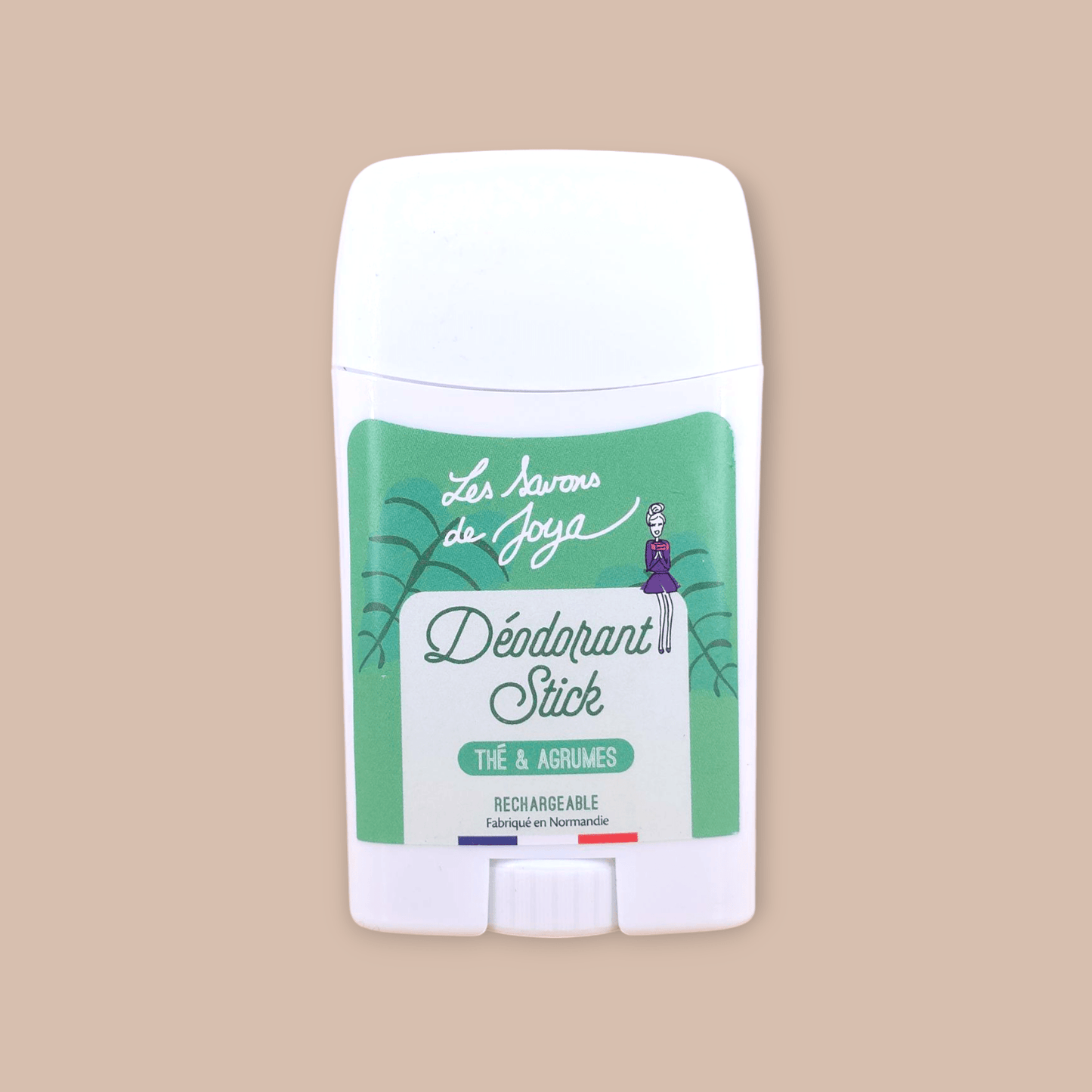 Déodorant en Stick rechargeable Thé Agrume 65g Les savons de Joya - Benedetti
