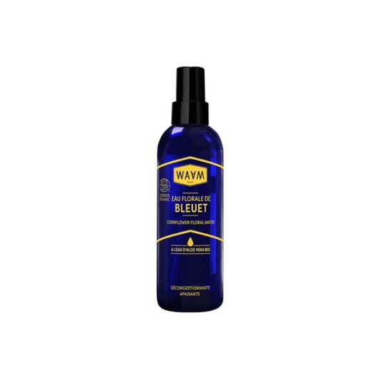 Eau florale de bleuet WAAM à l'eau d'aloe vera bio 200ml - Benedetti