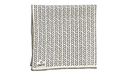 Furoshiki en coton bio imprimé Feuillage 32x32cm Avril - Benedetti