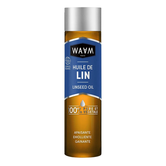 Huile de lin WAAM 100% pure et végétale 75ml - Benedetti