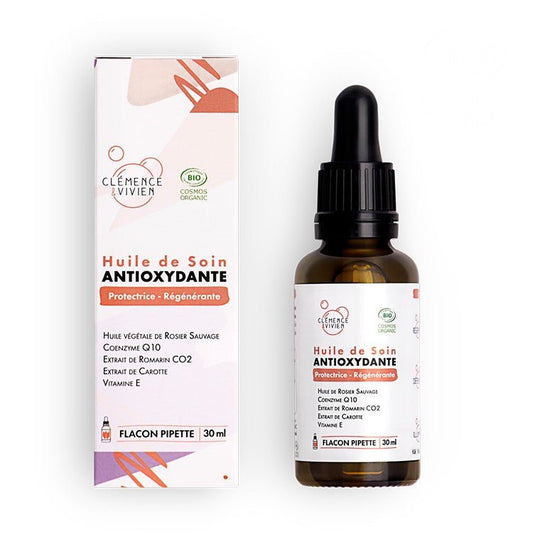 Huile de soin peaux antioxydante 30ml Clémence et Vivien - Benedetti