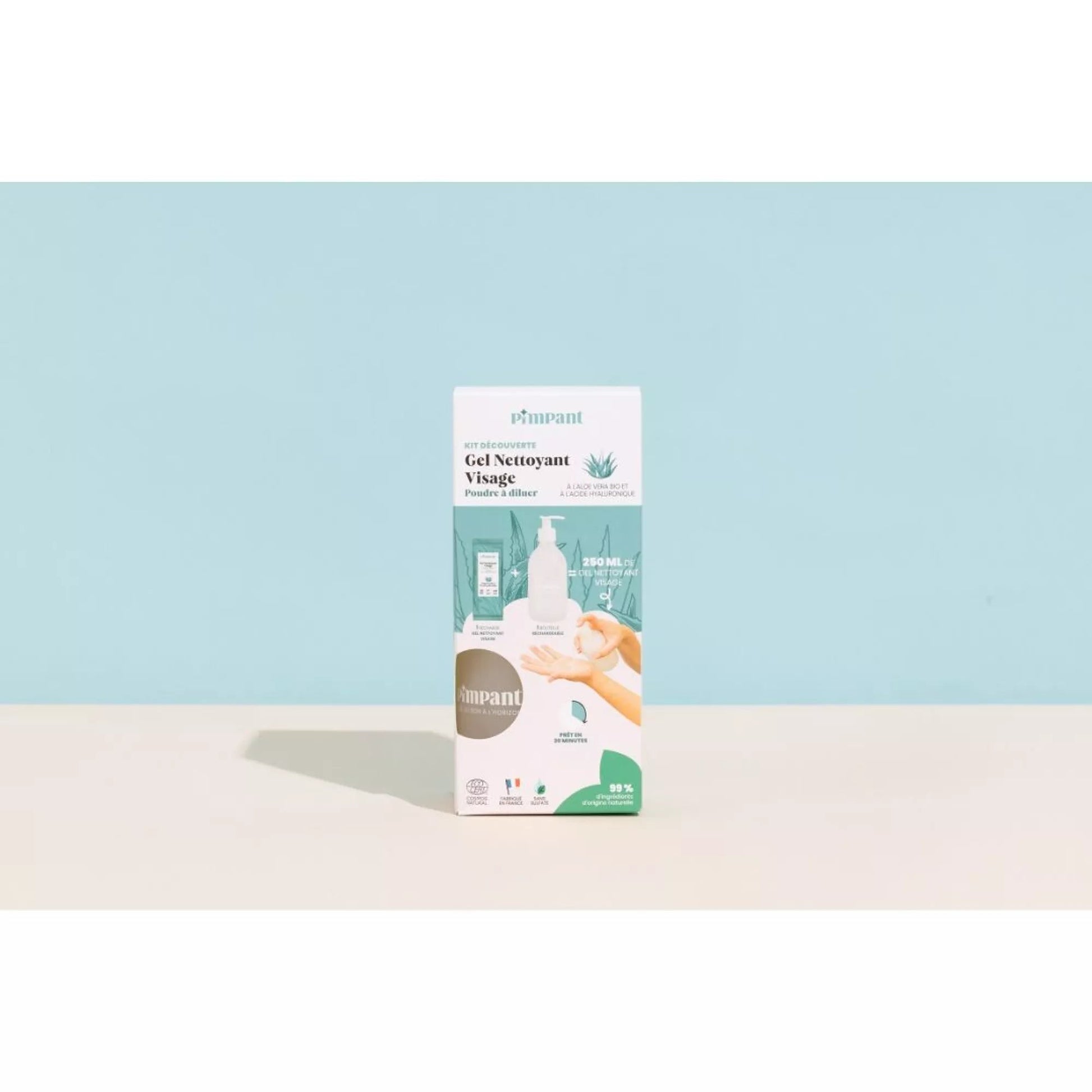 Kit Découverte Nettoyant Visage Aloe Vera poudre à diluer Pimpant - Benedetti