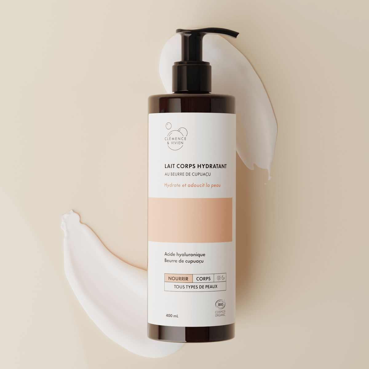 Lait corps hydratant 400ml Clémence & Vivien - Benedetti