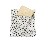 Pochette à savon coton bio enduit Avril