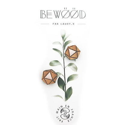 Puce d'oreille Hexagonal Beige BEWOOD - Benedetti
