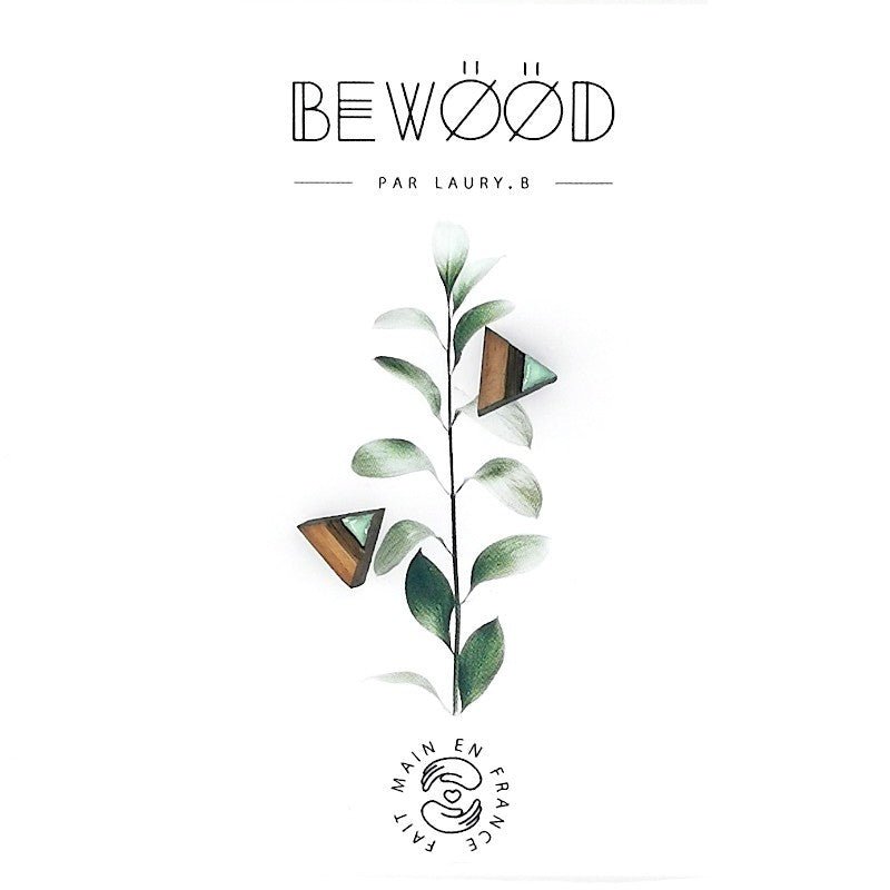 Puce d'oreille Nora Vert Gris BEWOOD - Benedetti