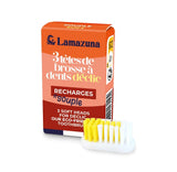 Recharge 3 têtes souple pour brosse à dents Lamazuna