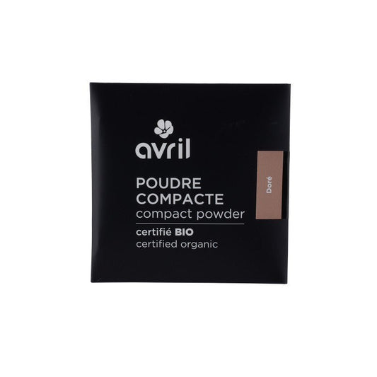 Recharge Poudre Compacte Doré Bio Avril pour boitier ou palette à composer - Benedetti