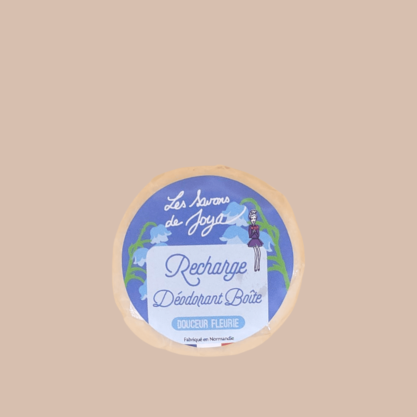 Recharge pour Déodorant en Boîte rechargeable Douceur Fleurie 65g Les savons de Joya - Benedetti