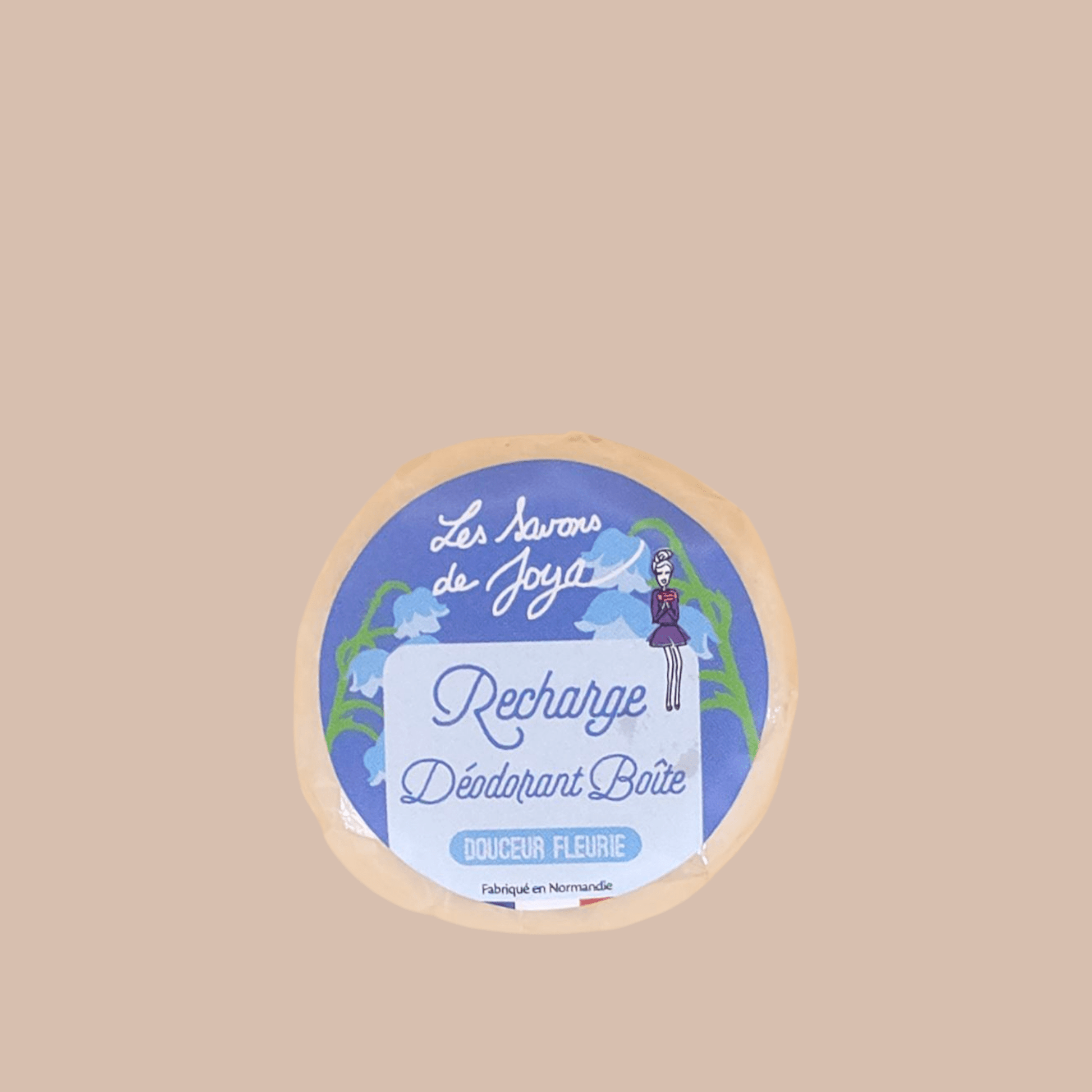 Recharge pour Déodorant en Boîte rechargeable Douceur Fleurie 65g Les savons de Joya - Benedetti