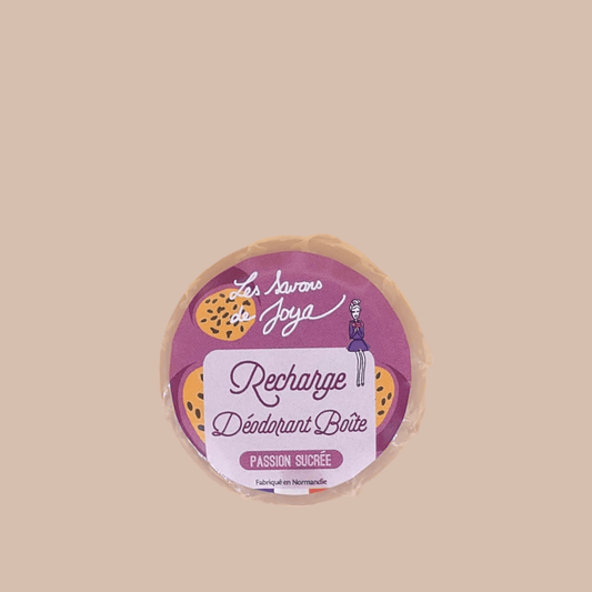 Recharge pour Déodorant en Boîte rechargeable Passion sucrée 65g Les savons de Joya - Benedetti