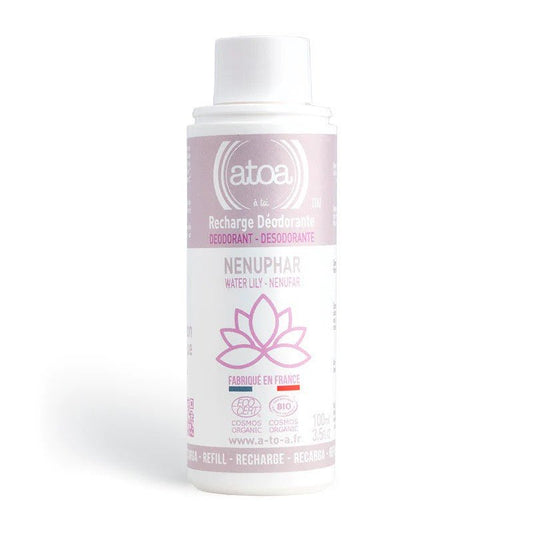 Recharge pour Roll on déodorant Nenuphar bio ATOA 100ml - Benedetti