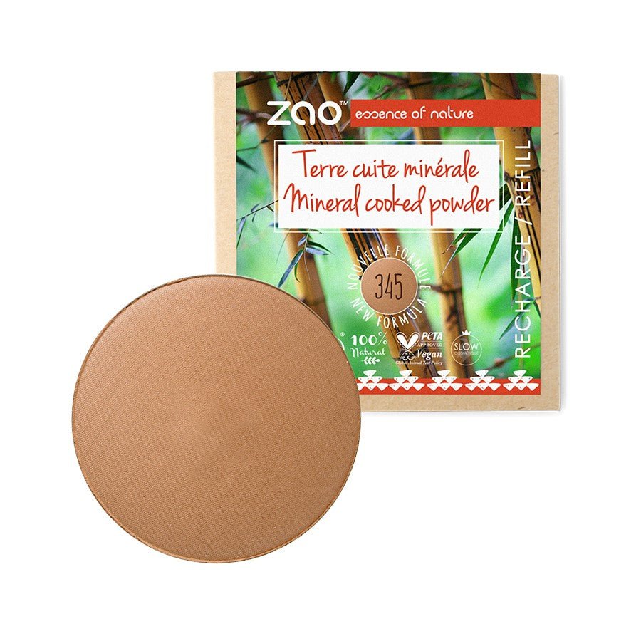 Recharge pour Terre cuite minérale Chocolat au Lait 345 Zao Make Up 15g - Benedetti