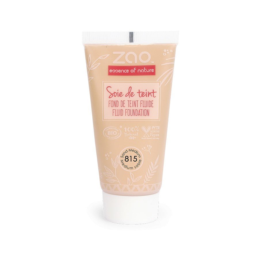 Recharge Soie de teint 815 Medium Sable Zao Make Up 30ml - Benedetti