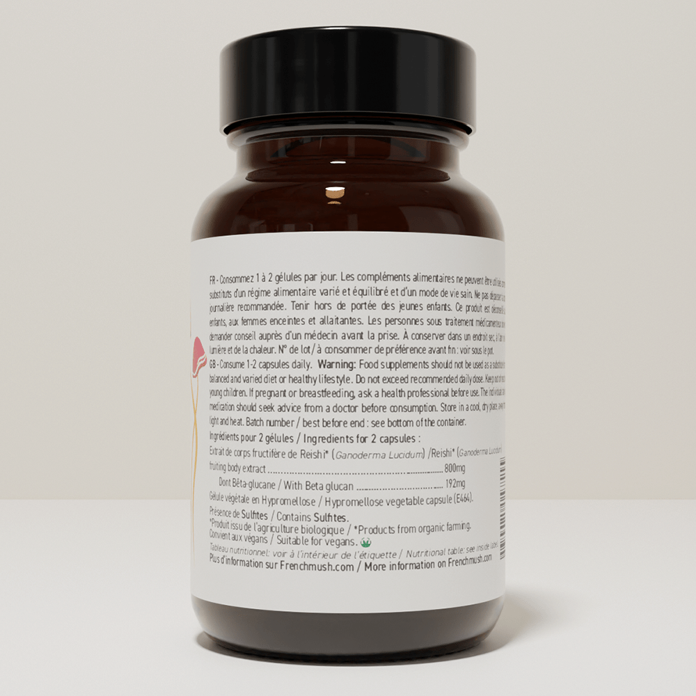 Reishi bio Relaxation et Sommeil French Mush - Benedetti