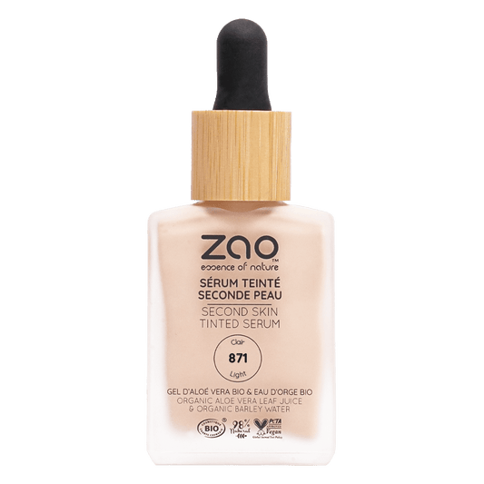 Sérum teinté Seconde peau 871 Clair Zao Make Up - Benedetti